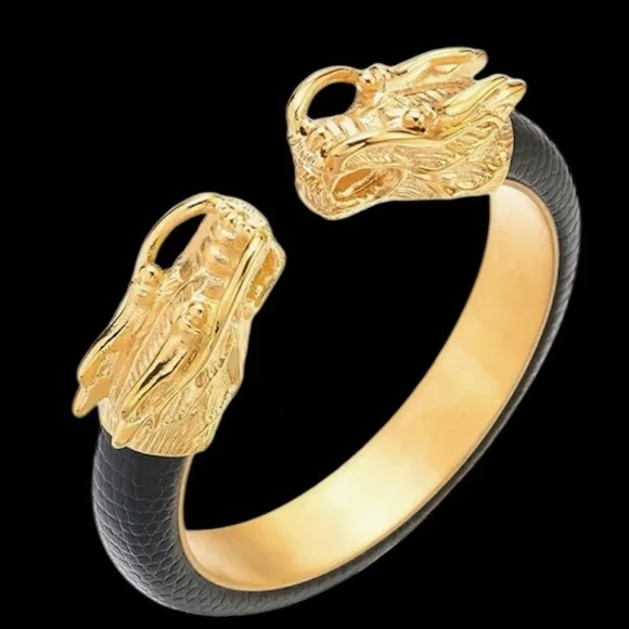 🛑🛑SOLD Men’s Dragon Head Bracelet - Picture 1 of 15